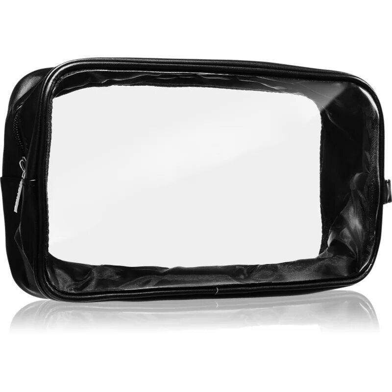 Notino Travel Collection Large Clear Organizer prozorna kozmetična torbica L Black 26x14x85 cm 1 kos