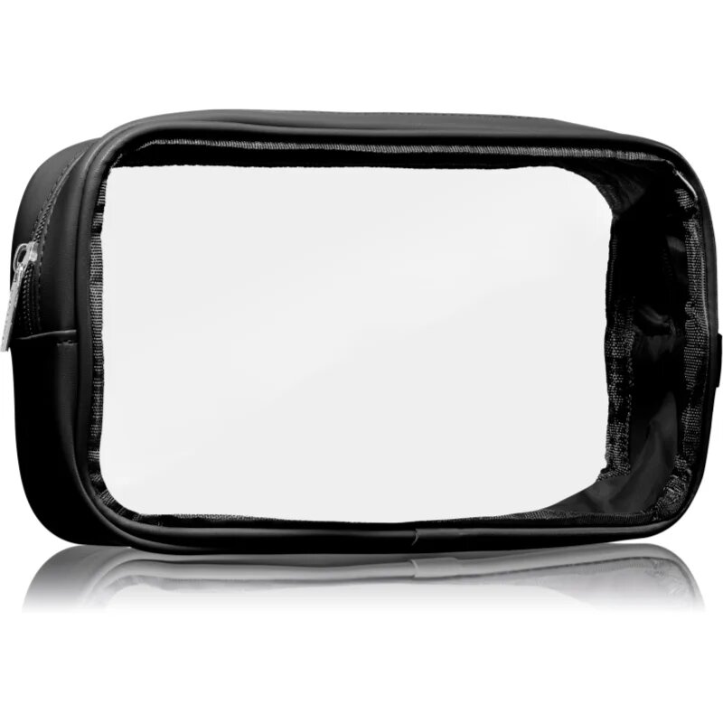 Notino Travel Collection Medium Clear Organizer prozorna kozmetična torbica M Black 24x125x5 cm 1 kos