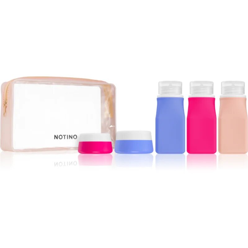 Notino Travel Collection Silicone Travel Bottles Set potovalne stekleničke