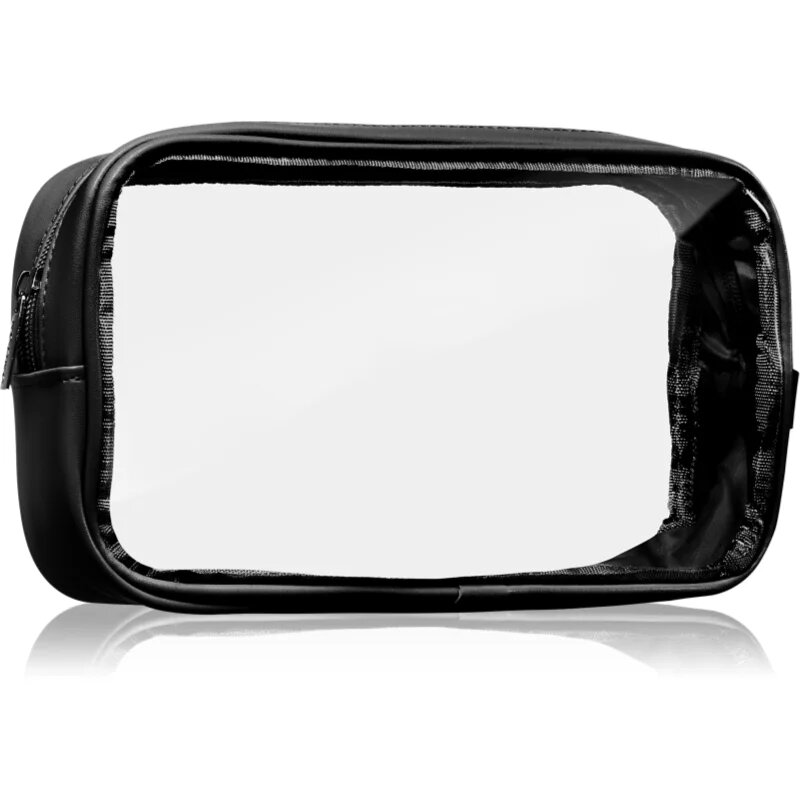 Notino Travel Collection Small Clear Organizer prozorna kozmetična torbica transparenten (M)transparentna (F)transparentno (N) S Black 20x10x5 cm 1 ko