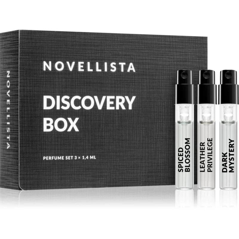 NOVELLISTA Discovery Box Black Edition By parfumska voda uniseks 3x1.4 ml