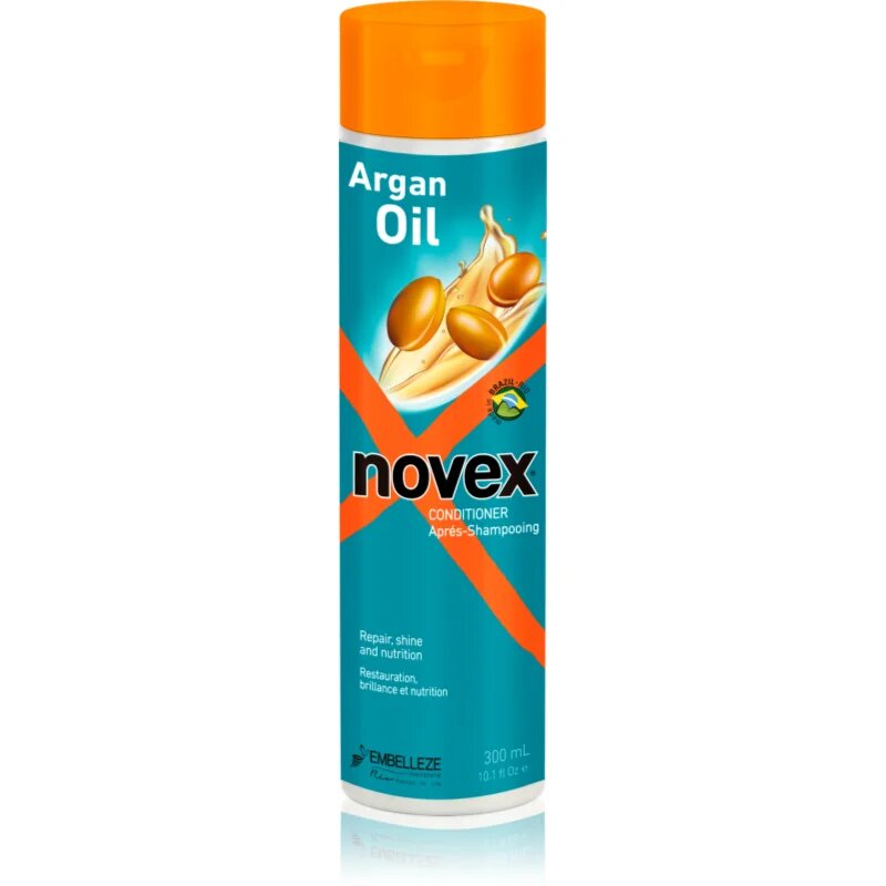 Novex Argan Oil vlažilni balzam za neobvladljive lase 300 ml