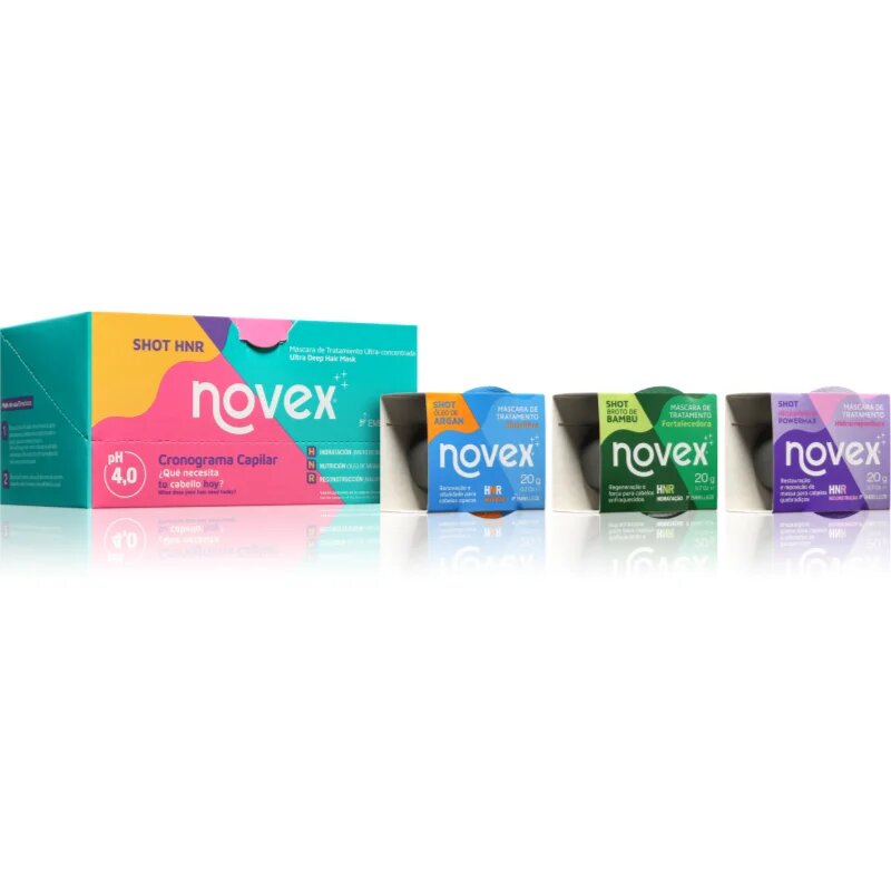Novex PowerShot maska za lase 3x20 g
