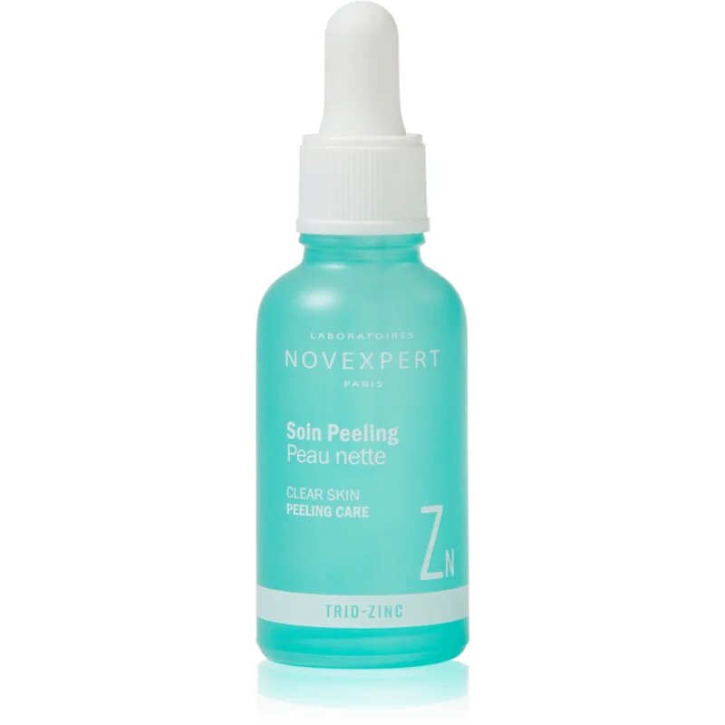 Novexpert Trio-Zinc Clear Skin Peeling Care eksfoliacijski serum AHA s cinkom 30 ml