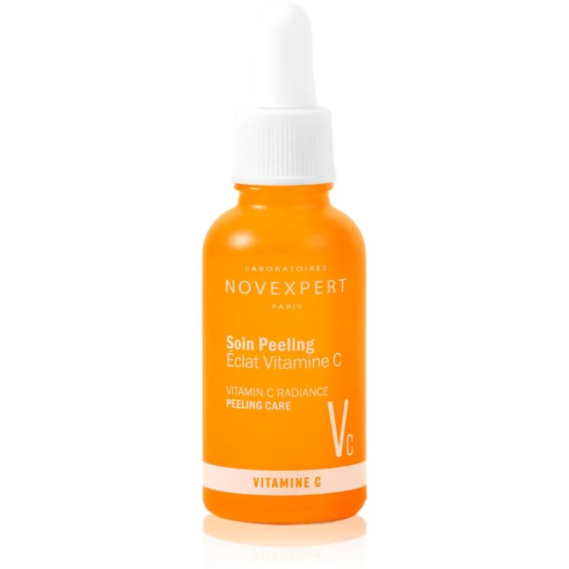 Novexpert Vitamin C Radiance Peeling Care serum za osvetljevanje z učinkom eksfoliacije 30 ml