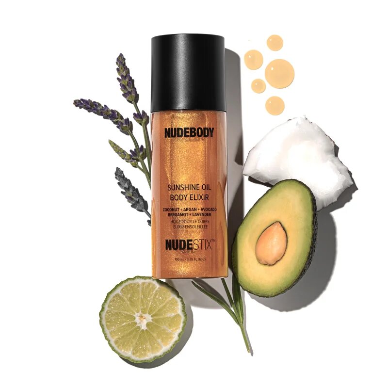 Nudestix Nudebody Sunshine Oil Body Elixir vlažilno olje za telo z učinkom postopne porjavitve 100 ml