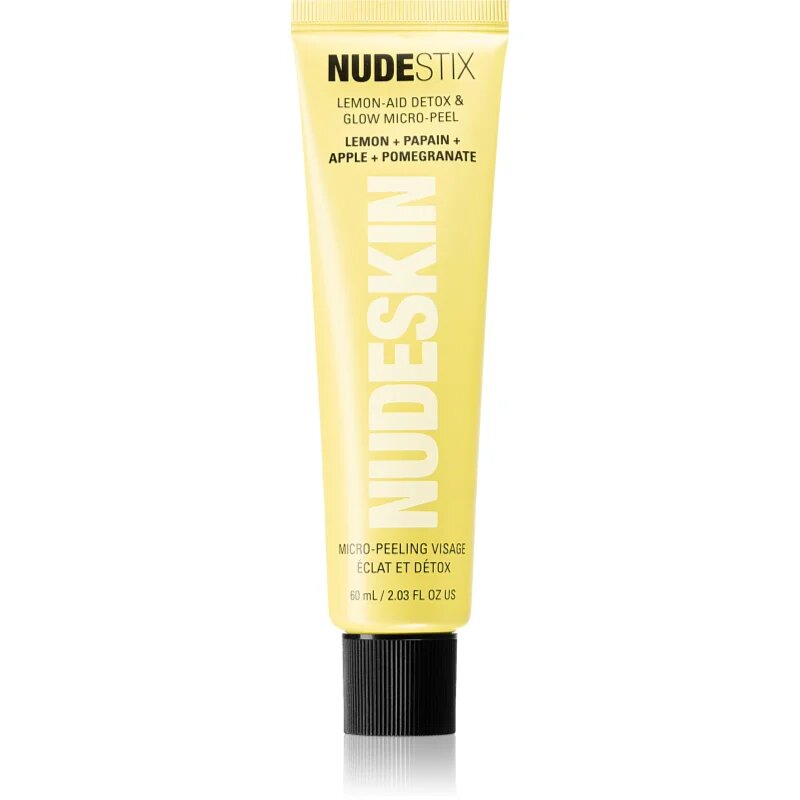 Nudestix Nudeskin Lemon-Aid Detox & Glow Micro-Peel posvetlitveni piling za obraz 60 ml