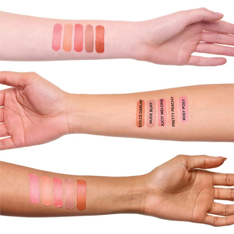 Nudestix Nudies Matte Lux večnamensko ličilo za oči ustnice in obraz odtenek Pretty Peach 7 g