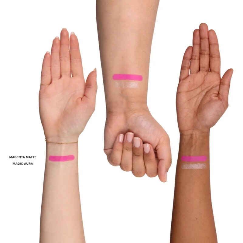 Nudestix Stax Set večnamensko ličilo za oči ustnice in obraz odtenek Pinkglow 2x2.5 g
