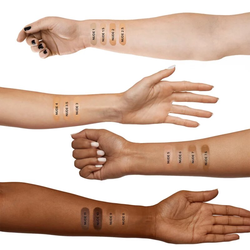 Nudestix Tinted Cover lahki tekoči puder s posvetlitvenim učinkom za naraven videz odtenek Nude 2.5 25 ml