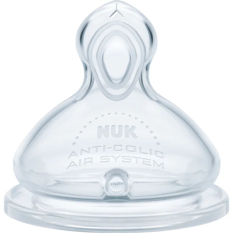 NUK First Choice Flow Control cucelj za stekleničko 6m+ 2 kos