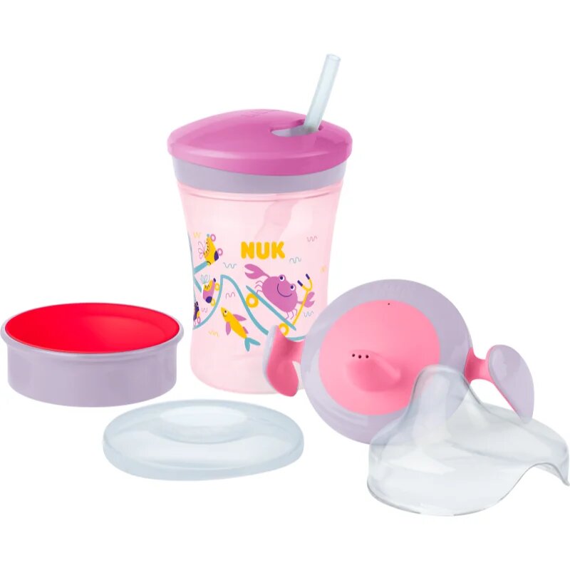 NUK Learn to Drink Set set za otroke Girl