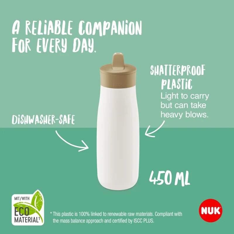 NUK Mini-Me Flip športna steklenica Pink 12m+ 1 kos