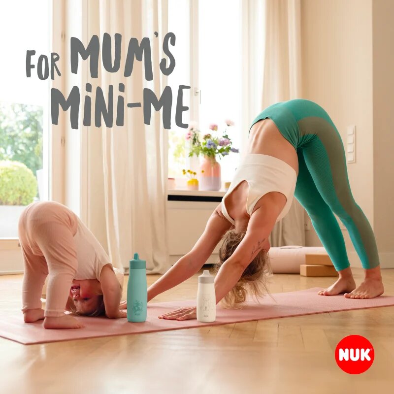 NUK Mini-Me Sip steklenička za otroke White 9m+ 1 kos