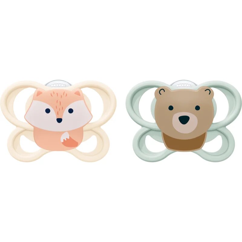 NUK Perfect Match Air 0-2 m duda Fox/Bear 2 kos