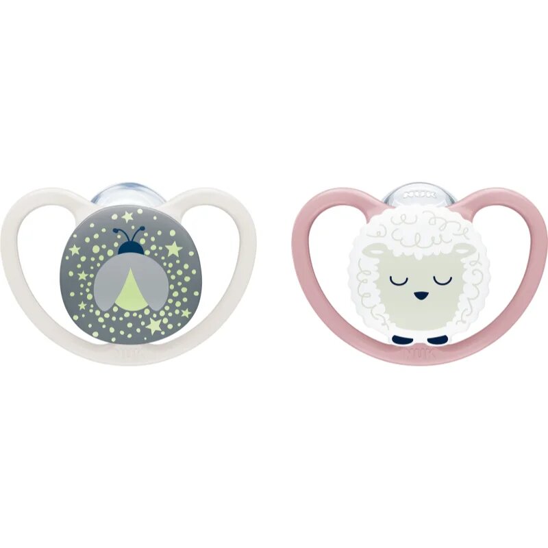 NUK Perfect Match Air Night 0-6 m duda Firefly/Sheep 2 cm