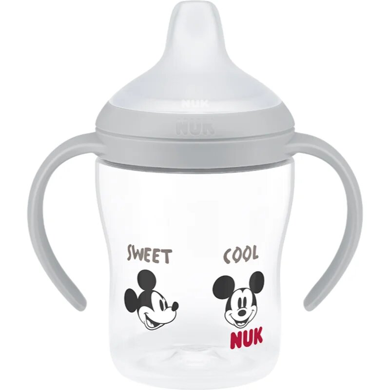 NUK Perfect Match Disney otroški lonček z ročaji Mickey 6m+ 1 kos