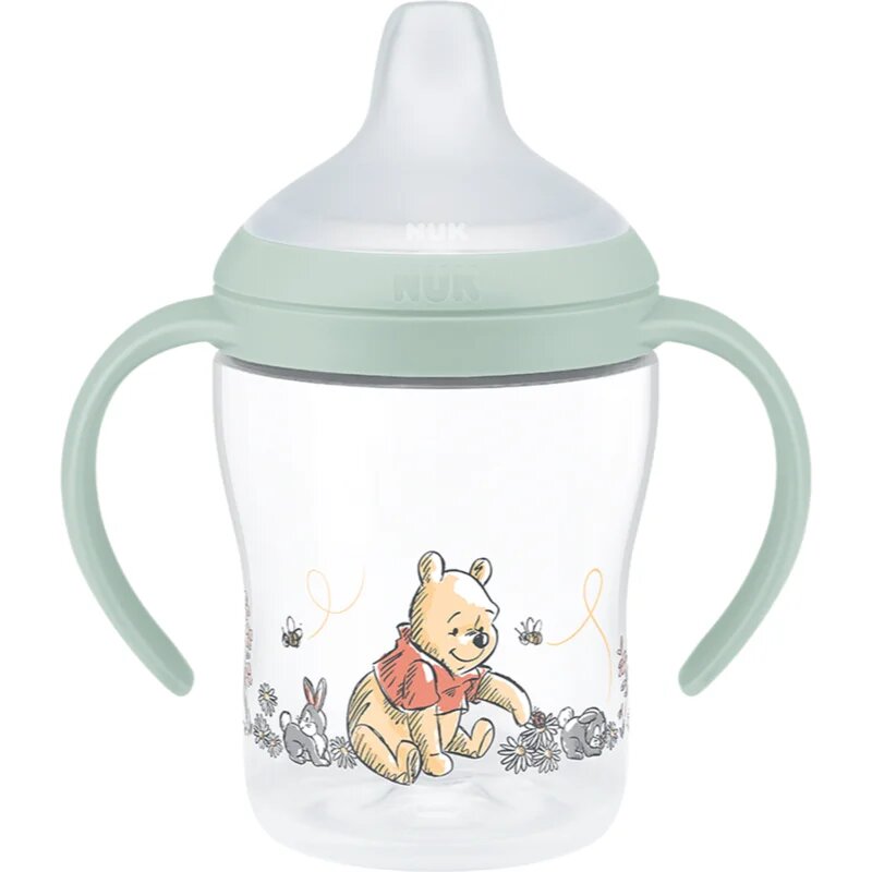 NUK Perfect Match Disney otroški lonček z ročaji Winnie the Pooh 6m+ 1 kos