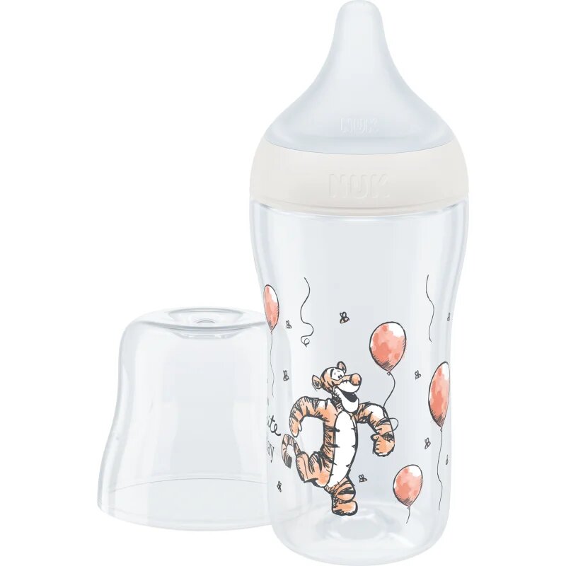 NUK Perfect Match Disney steklenička z indikatorjem temperature Tiger 3m+ 1 kos