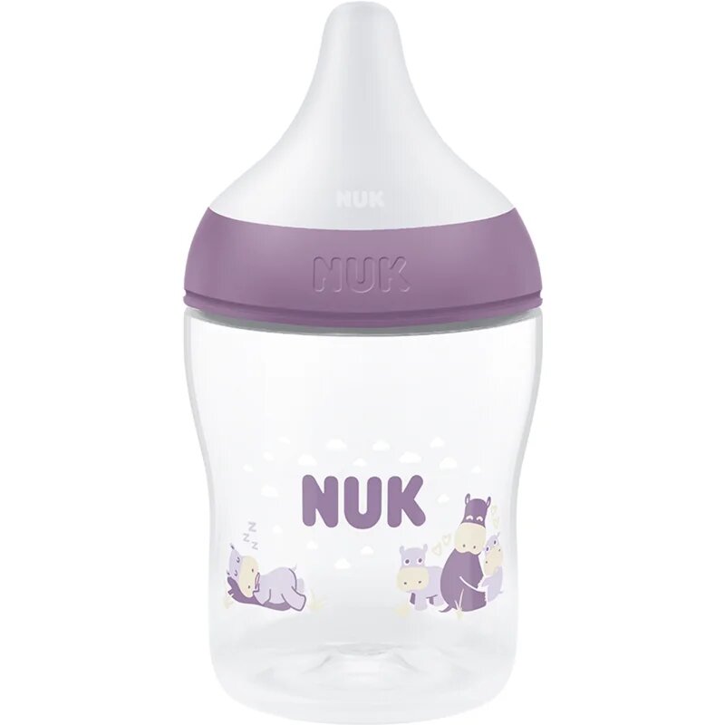 NUK Perfect Match Hippo steklenička 0m+ 1 kos