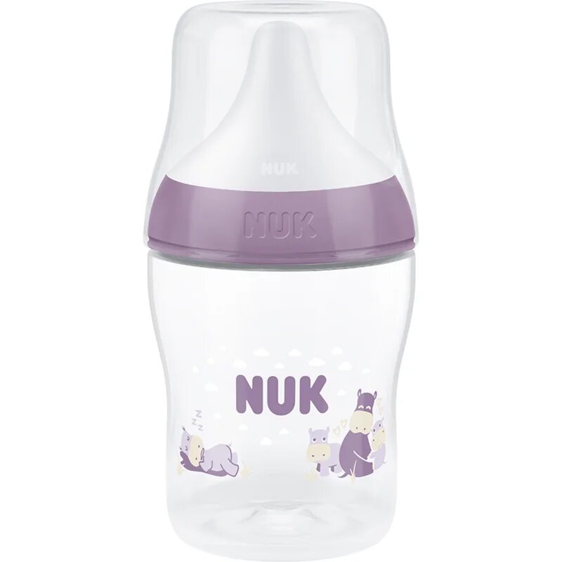 NUK Perfect Match Hippo steklenička 0m+ 1 kos
