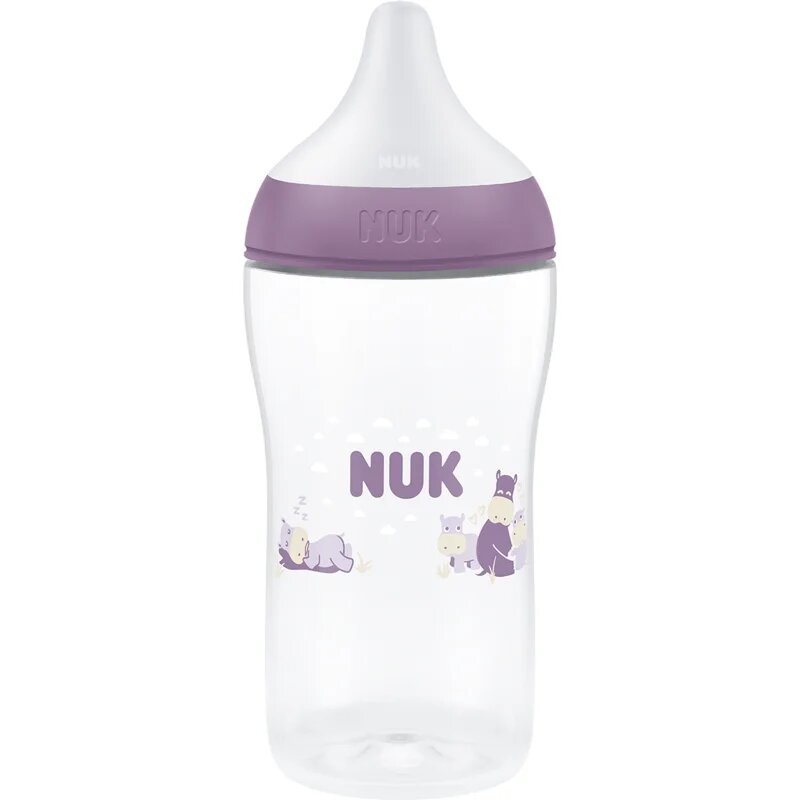 NUK Perfect Match Hippo steklenička 3m+ 1 kos