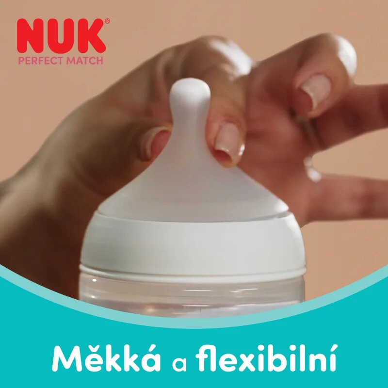 NUK Perfect Match Sheep steklenička 3m+ 1 kos