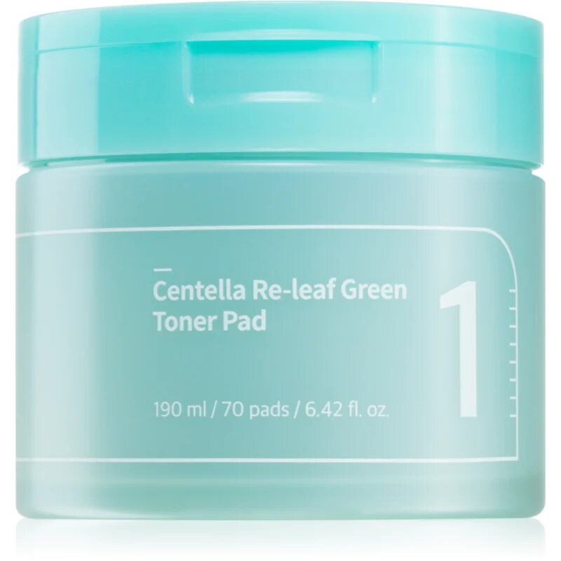 Numbuzin No. 1 Centella Re-Leaf Green Toner Pad tonizirajoče blazinice za pomiritev kože 70 kos
