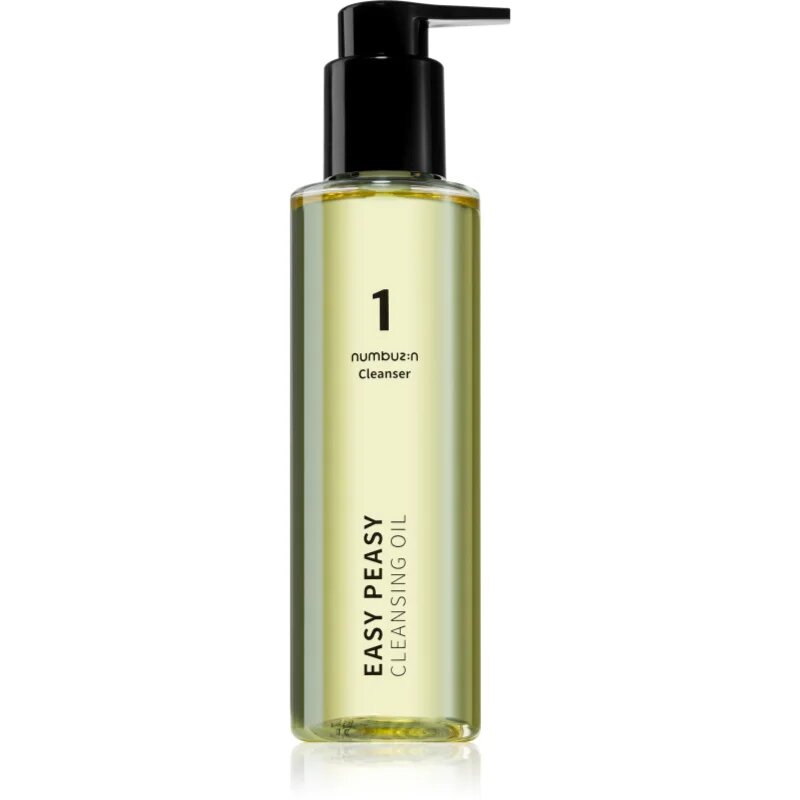 Numbuzin No. 1 Easy Peasy Cleansing Oil čistilno olje za odstranjevanje ličil za hidracijo kože in zmanjšanje por 200 ml