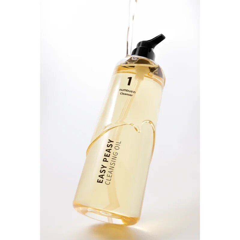 Numbuzin No. 1 Easy Peasy Cleansing Oil čistilno olje za odstranjevanje ličil za hidracijo kože in zmanjšanje por 200 ml