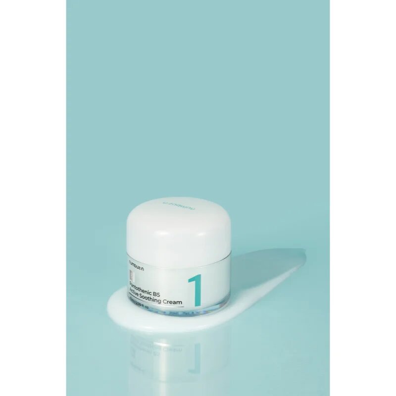 Numbuzin No. 1 Pantothenic B5 Active Soothing Cream pomirjajoča krema za obraz z vlažilnim učinkom 80 ml