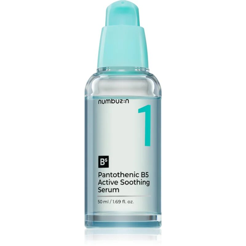 Numbuzin No. 1 Pantothenic B5 Active Soothing Serum intenzivno vlažilni serum z gelasto teksturo 50 ml