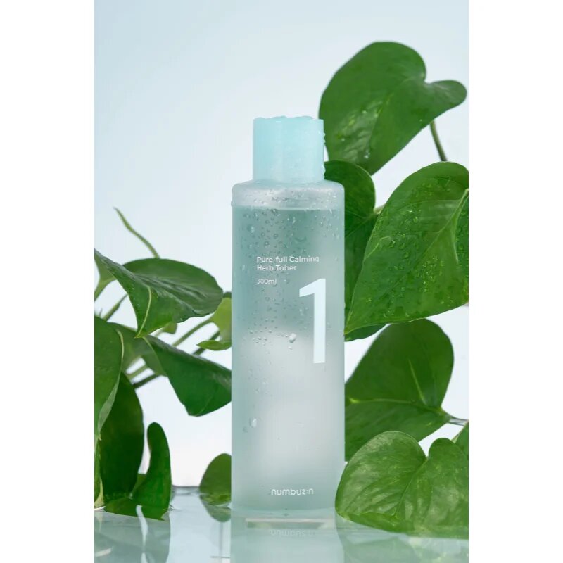 Numbuzin No. 1 Pure-Full Calming Herb Toner pomirjajoči tonik za obraz za problematično kožo 300 ml
