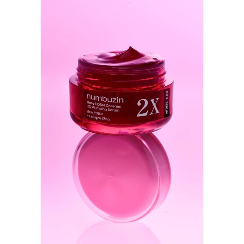 Numbuzin No. 2 Rose PDRN Collagen 2X Plumping Serum intenzivni učvrstitveni serum z vlažilnim učinkom 30 ml