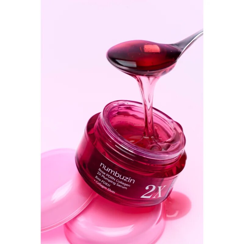 Numbuzin No. 2 Rose PDRN Collagen 2X Plumping Serum intenzivni učvrstitveni serum z vlažilnim učinkom 30 ml