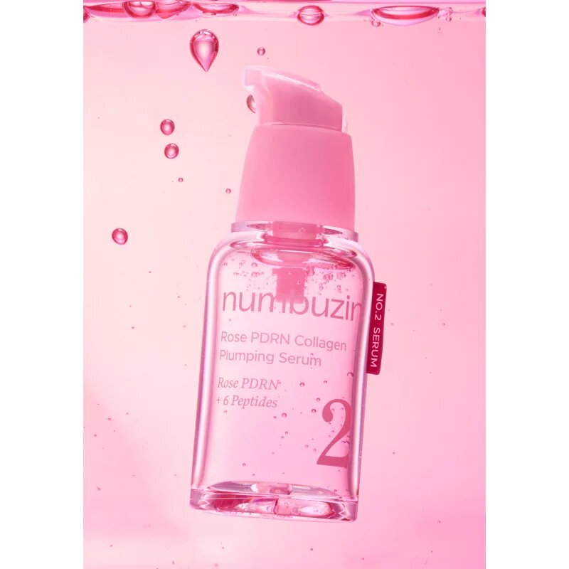 Numbuzin No. 2 Rose PDRN Collagen Plumping Serum učvrstitveni serum za obraz z regeneracijskim učinkom 30 ml
