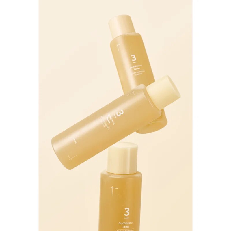 Numbuzin No. 3 Super Glowing Essence Toner posvetlitveni tonik za obnovo čvrstosti obraza 200 ml