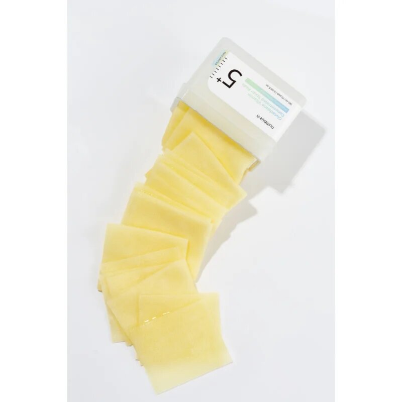 Numbuzin No. 5 Glutathione Vitamin Concentrated Toner Pad tonizirajoče blazinice za osvetljevanje kože in hidratacijo 70 kos