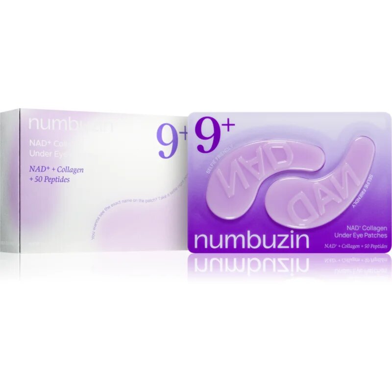 Numbuzin No. 9 NAD+ Collagen Under Eye Patches hidrogel blazinice proti gubam in temnim kolobarjem 5 kos