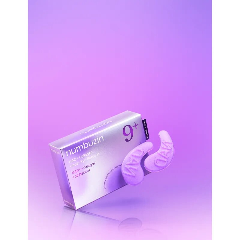 Numbuzin No. 9 NAD+ Collagen Under Eye Patches hidrogel blazinice proti gubam in temnim kolobarjem 5 kos