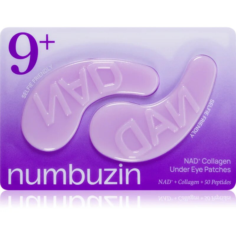 Numbuzin No. 9 NAD+ Collagen Under Eye Patches hidrogel blazinice proti gubam in temnim kolobarjem 5 kos