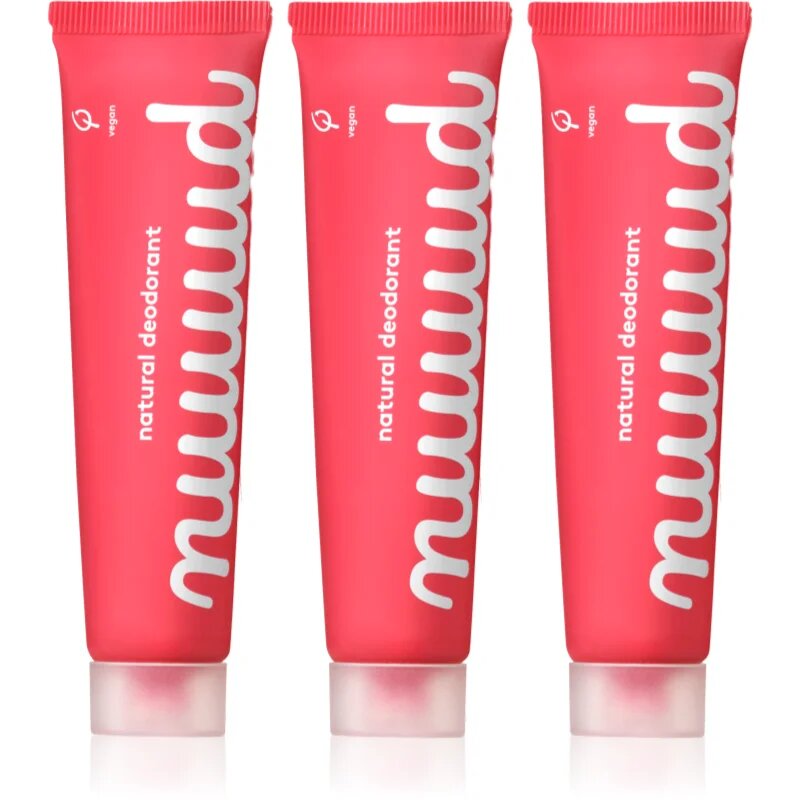 NUUD Wholelotta Pack kremasti deodorant naravno 3x40 ml
