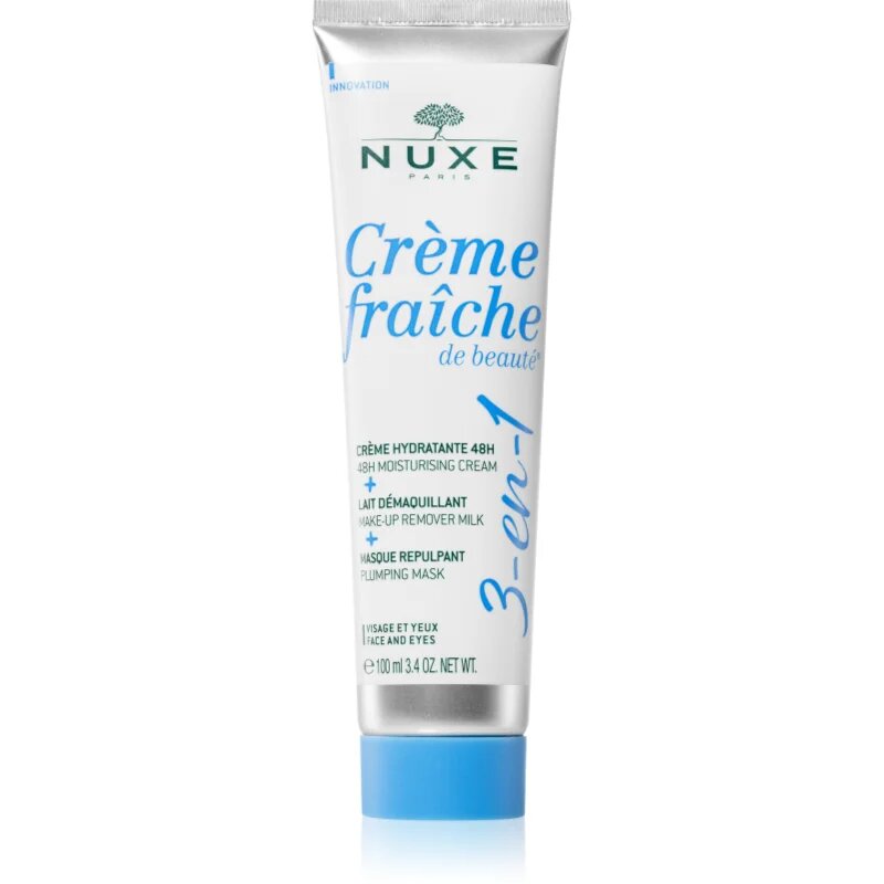 Nuxe Crème Fraîche de Beauté 3-en-1 vlažilna krema z 48-urnim učinkom 100 ml