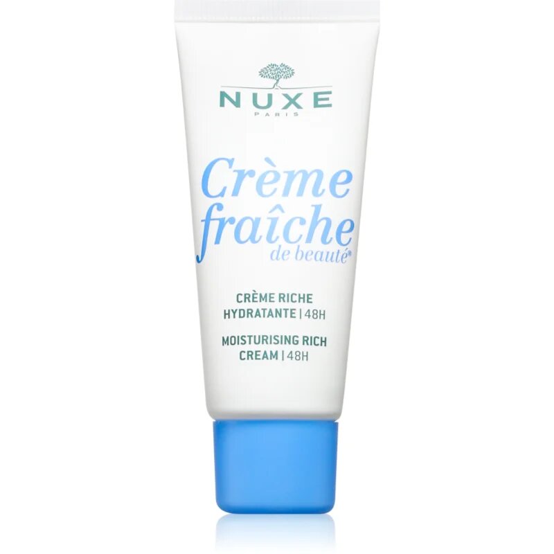 Nuxe Crème Fraîche de Beauté Moisturizing Rich Cream hranilna vlažilna krema za suho in zelo suho občutljivo kožo 30 ml