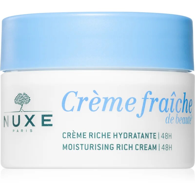 Nuxe Crème Fraîche de Beauté Moisturizing Rich Cream hranilna vlažilna krema za suho in zelo suho občutljivo kožo 50 ml