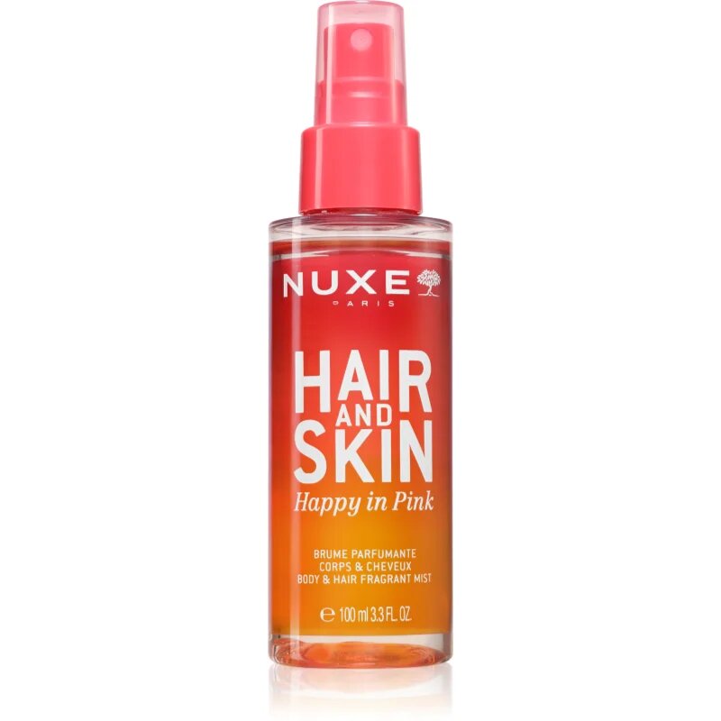 Nuxe Hair & Skin Happy In Pink parfumska meglica za telo in lase za ženske 100 ml