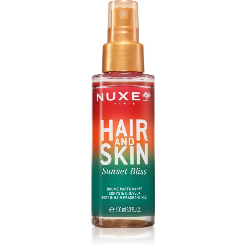 Nuxe Hair & Skin Sunset Bliss parfumska meglica za telo in lase za ženske 100 ml