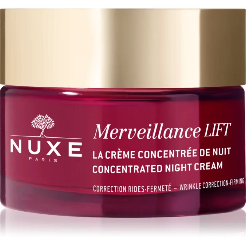 Nuxe Merveillance Lift učvrstitvena nočna krema za korekcijo gub 50 ml