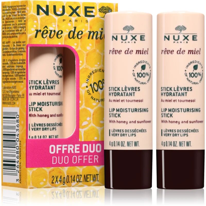 Nuxe Rêve de Miel Duo balzam za ustnice
