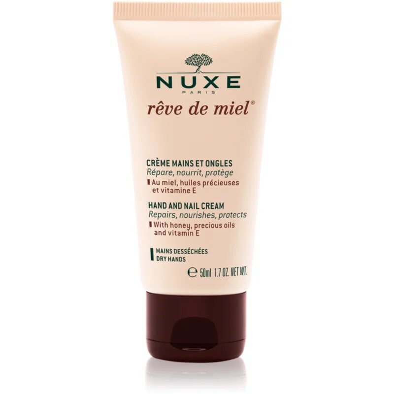 Nuxe Rêve de Miel Hand and Nail Cream krema za roke in nohte za suho kožo 50 ml